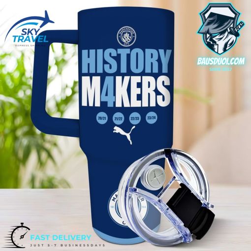 Manchester City History Maker EPL Champions Stanley Tumbler