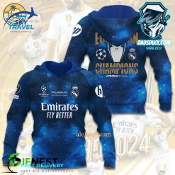 Real Madird Euroean Champions London 24 Final Hoodie