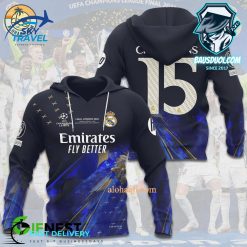 Real Madrid Champions 15 Final London 2024 Hoodie