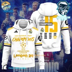 Real Madrid UEFA Champions League Champions 24 Final 15 Hoodie