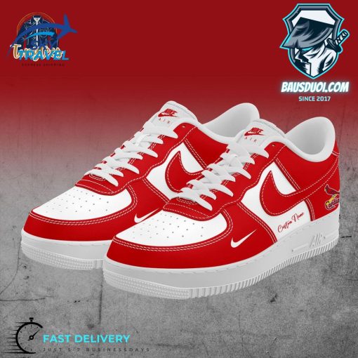 St Louis Cardinals Custom Name Air Force 1 Sneaker