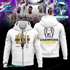 We Are The Champions Of Europe 2024 Real Madrid Hoodie