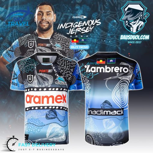 Cronulla Sharks 2024 INDIGENOUS Football Jersey