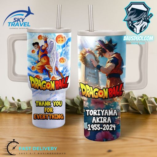 Dragon Ball Toriyama Akira 19552024 Thank You For Everything Stanley Tumbler 40oz