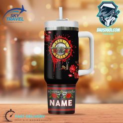 Gun n Rose Custom Name Stanley Tumbler 40oz