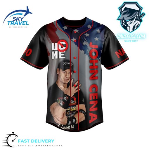 John Cena Never Give Up Baseball Jersey