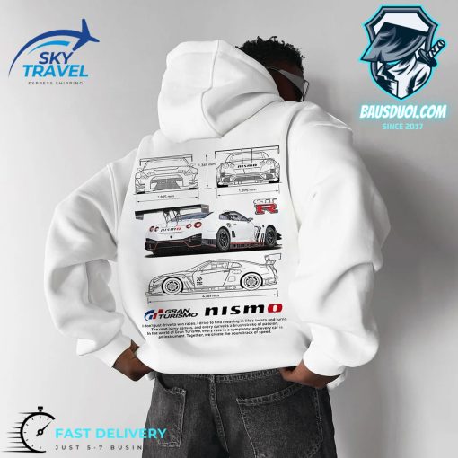 Nissan Ares GTR Car White Hoodie