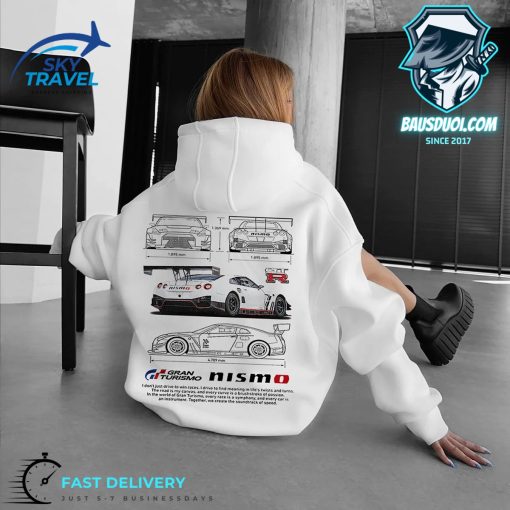 Nissan Ares GTR Car White Hoodie