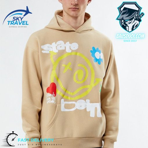 PacSun Web Of Smiles Puff Hoodie