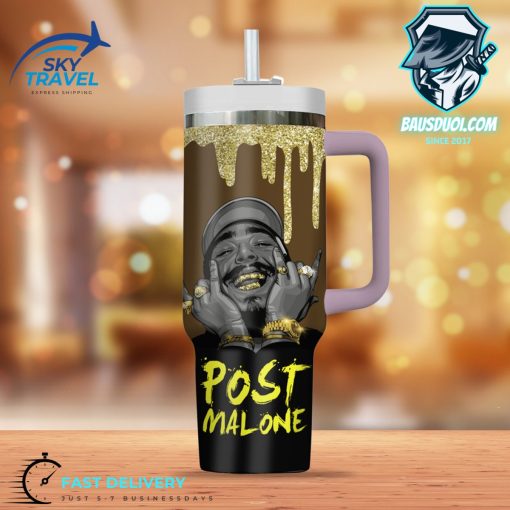 Post Malone Always Tired Stanley Tumbler 40oz