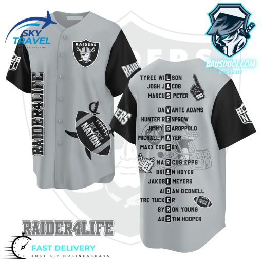 Raider4Life Baseball Jersey