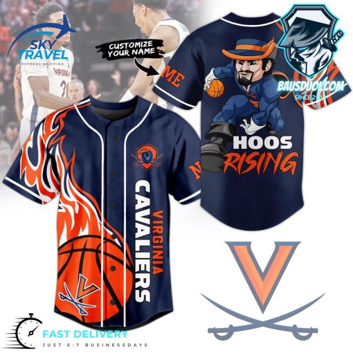 Virginia Cavaliers Basketball Custom Name Baseball Jersey