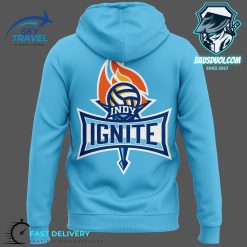 Indy Ignite Pro Volleyball 2024 Blue Hoodie