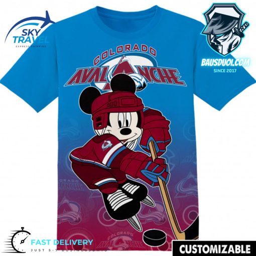 NHL Colorado Avalanche Mickey Tshirt