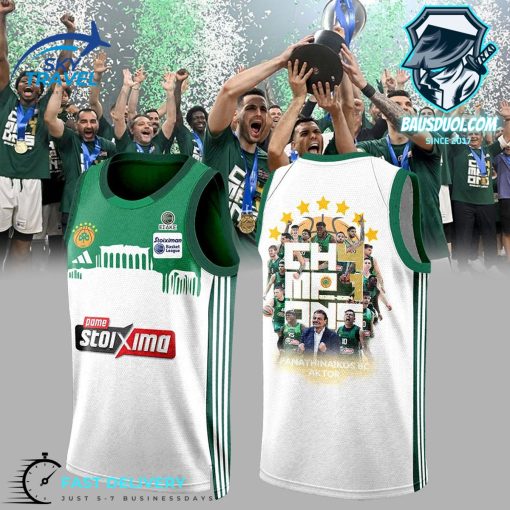 Panathinaikos BC CHAMPIONS OF GREECE 2024 Basketball Jersey