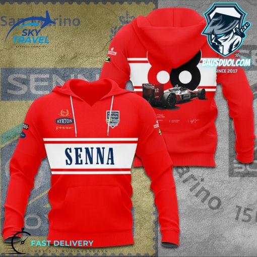 Perfect Ayrton Senna 88 Red Hoodie
