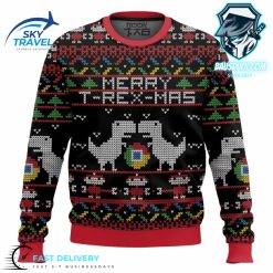 Google Chrome TRexMas Ugly Christmas Sweater