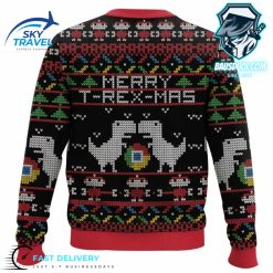 Google Chrome TRexMas Ugly Christmas Sweater