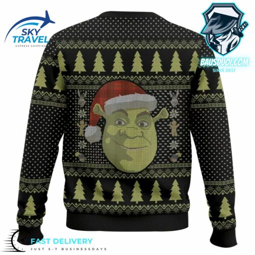 Shrek Merry Shrekmas Ugly Sweater Style Christmas