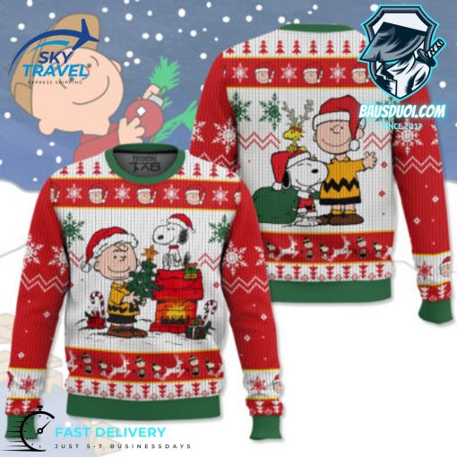Charlie Brown and Snoopy Ugly Sweater