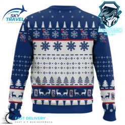Custom Name Pabst Blue Ribbon Titties Funny Ugly Sweater