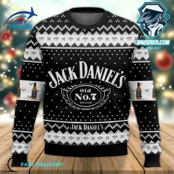Jack Daniels Skull Christmas Ugly Sweater