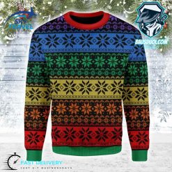 LGBT Pride Flag Ugly Christmas Sweater