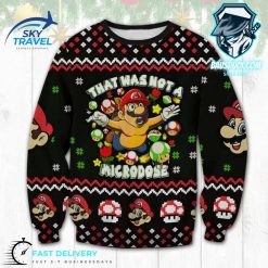 Mario Not A Microdose Ugly Sweater