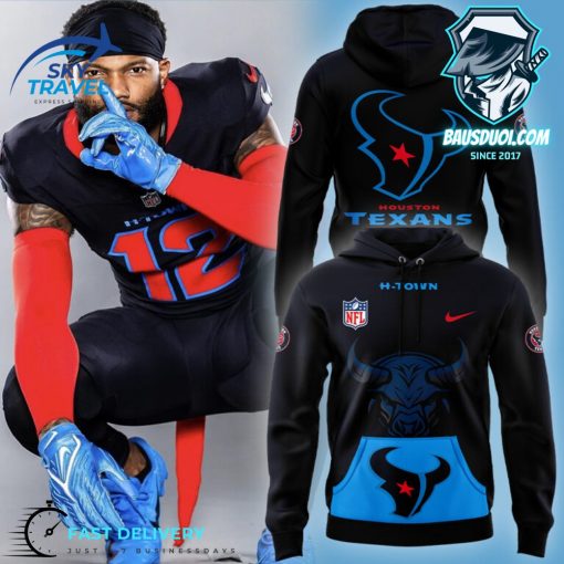 Mens Nike HTown Blue Houston Texans Alternate Game Hoodie