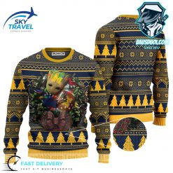 Michigan Wolverines Groot Hug Ugly Christmas Sweater