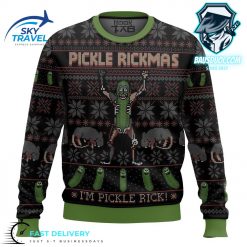 Pickle Rickmas Im Pickle Rick Rick and Morty Ugly Sweater