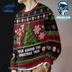 Rock Around The Christmas Tree The Rock Ugly Sweater