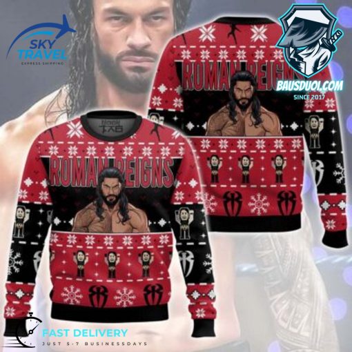 Roman Reigns WWE Ugly Sweater