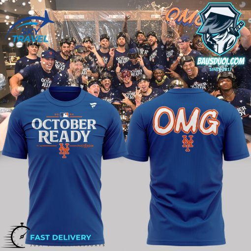 Special Edition New York Mets OCTOBER READY Tshirt