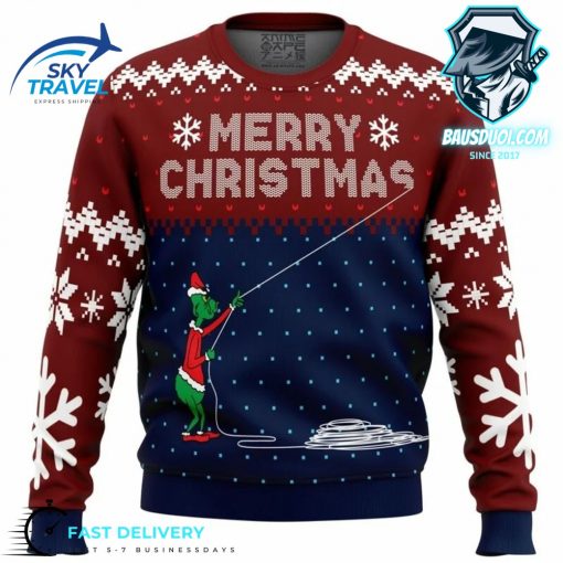 Stealing Christmas Dr Seuss Grinch Ugly Christmas Sweater