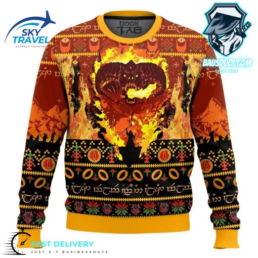 The Balrog Lord of the Ring Ugly Sweater