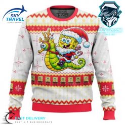 The Spongebob Claus Christmas Uggly Sweater