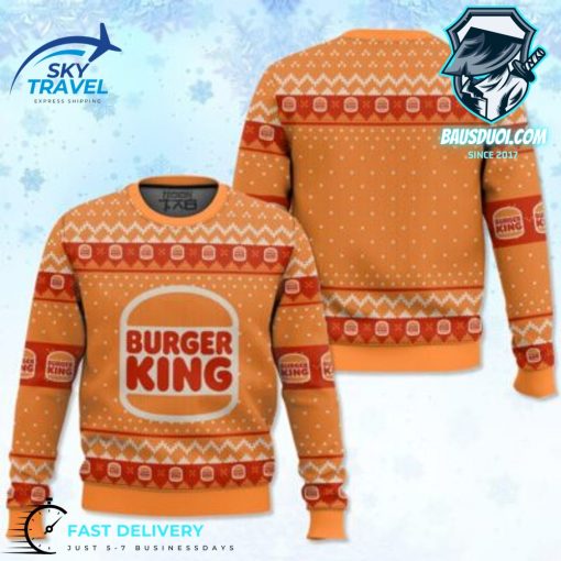 Burger King Ugly Sweater