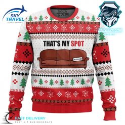 Thats My Spot Sheldon Cooper The Big Bang Theory Ugly Sweater