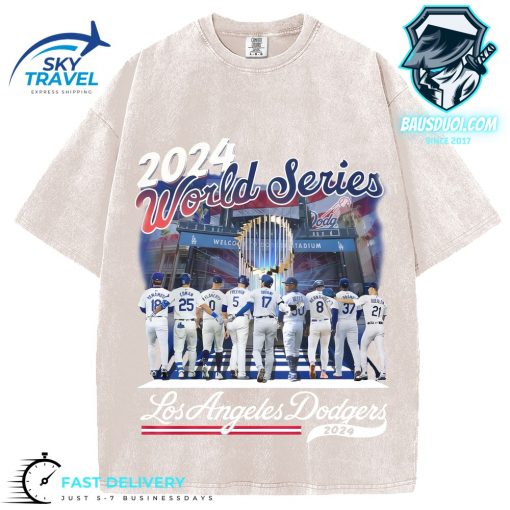 Dodgers win the championship Unisex White TShirt