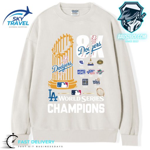 Its Dodger baseball time Unique White Shirt 2D