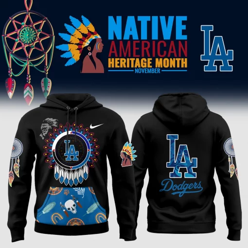 Nike Los Angeles Dodgers 2025 Native American Heritage Month Hoodie