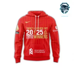 Liverpool FC Champions Premier League 2025 Hoodie