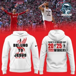 Liverpool FC Champions Premier League 2025 I Belong To Jesus Hoodie