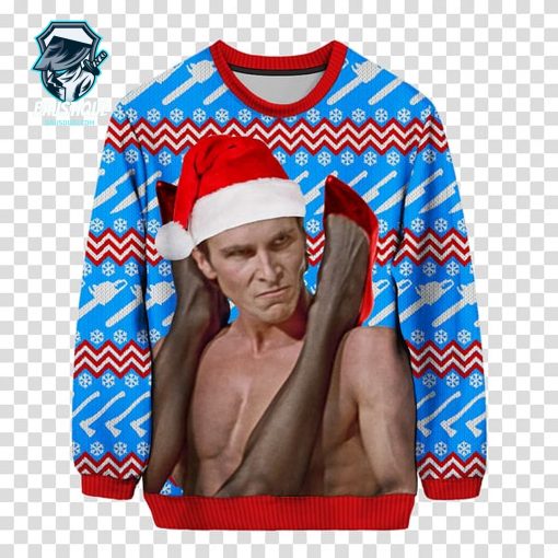 American Psycho Pattern Christmas Sweater