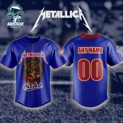 Metalica x Chicago Cubs 2025 Baseball Jersey