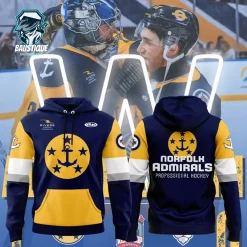 Norfolk Admirals 2025 ECHL Kelly Cup Playoffs Hoodie