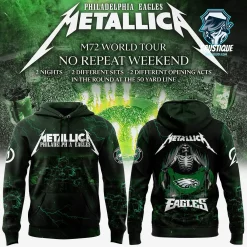 Philadelphia Eagles x Metallica Hoodie 2025